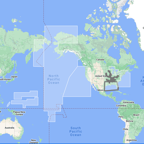 USA NA000 TZ Wide Chart für TZT..X Serie