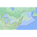 North America - Great Lakes NA007 TZ Wide Chart für TZT..X Serie